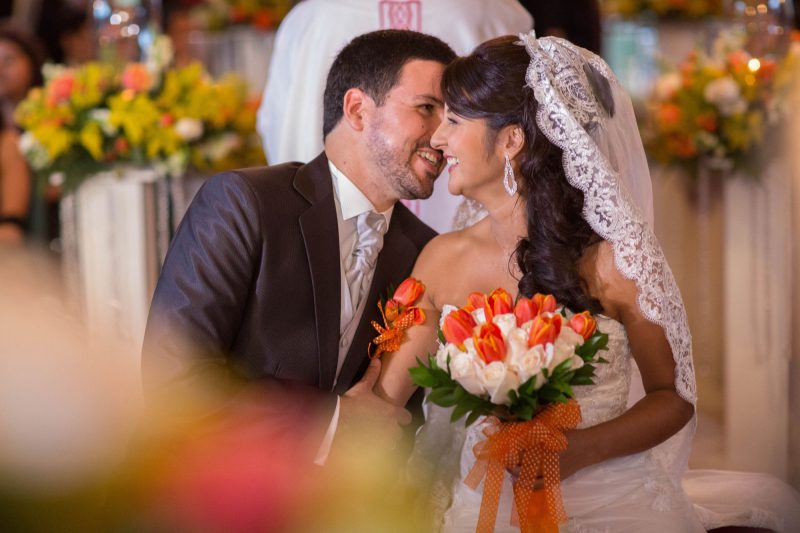 Adriana y Roberto en el Altar