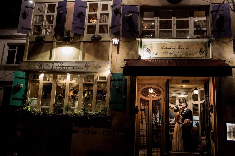 Ana Maraia y Luis recién casados