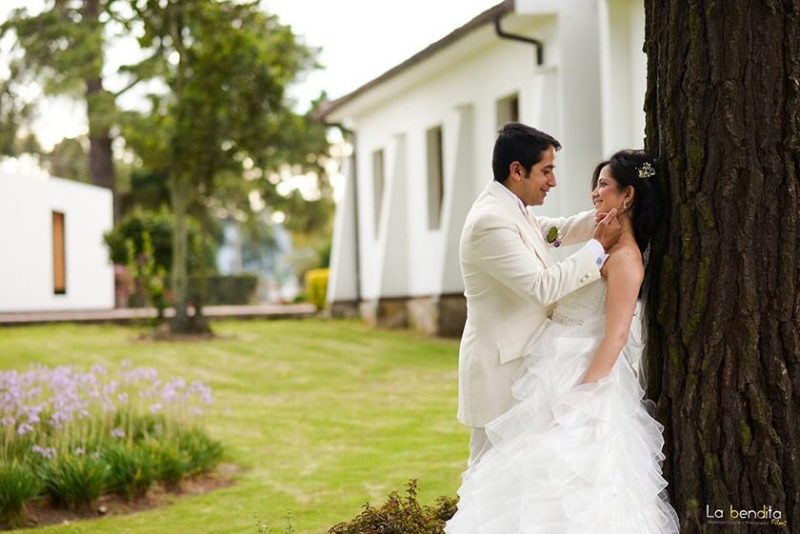 Carlos y Susana recién casados