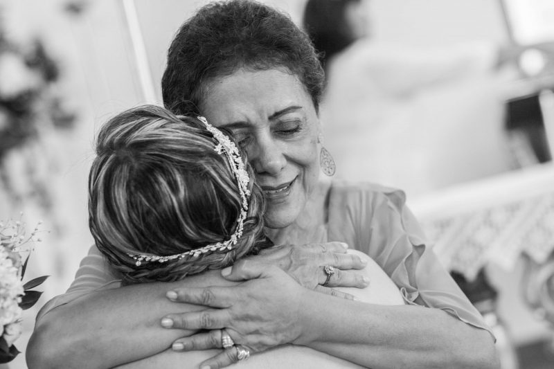 Carolina y su madre