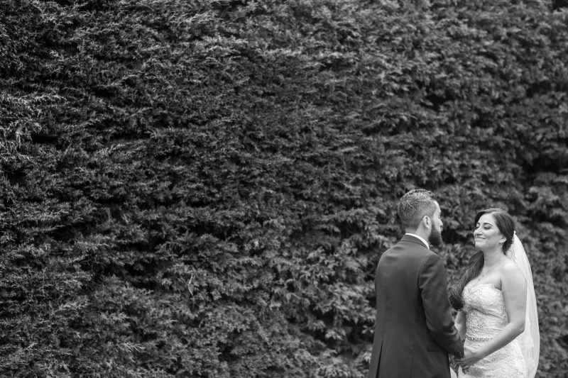 Daniel y Lorena recién casados