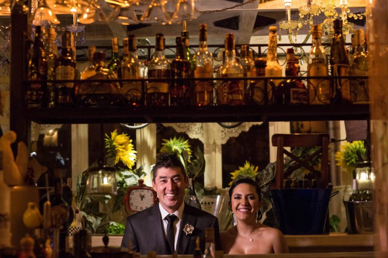 Luis y Ana Maria recién casados