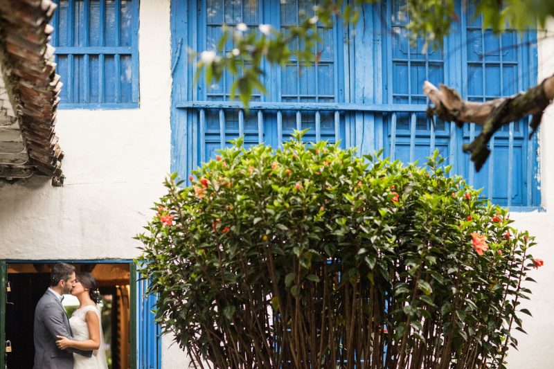 Mauricio y Paula recién casados