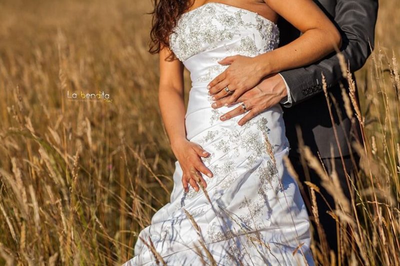 Sergio y Paula recién casados