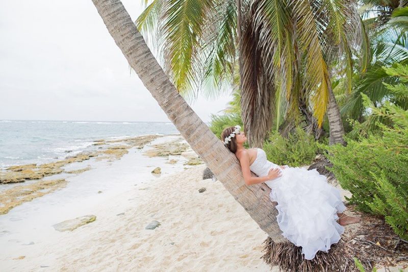 Sesión de fotos trash the dress