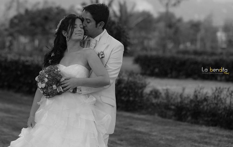 Susana y Carlos recién casados