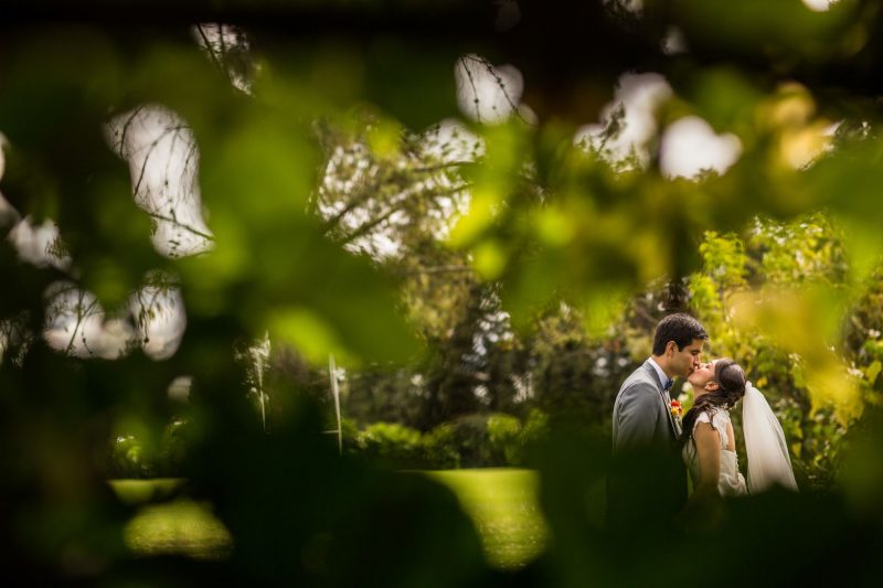 Yelis y Diego recién casados